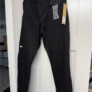 Ksubi Black Slim Straight Jeans